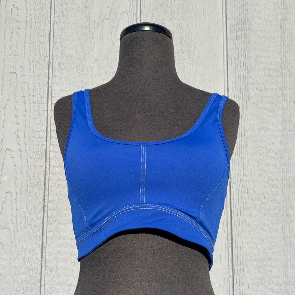 WILO THE LABEL Colbalt Blue Contour Seam Sports Bra, S